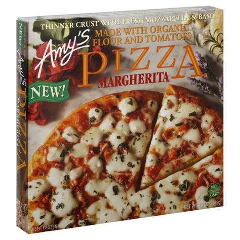 Amy's Pizza Margherita Thin Crust Organic Frozen