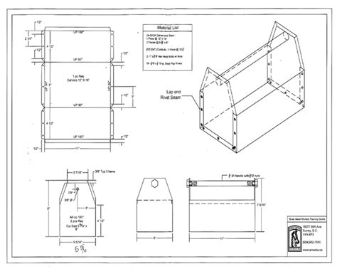 What Are The Dimensions Of The Metal Sheet Used For The Tool Box? - The ...