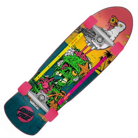 Santa Cruz Skateboards Low Tide Cruiser Skateboard - 9.42'' x 31.88 ...