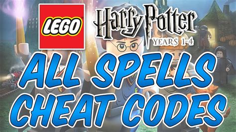 Lego Harry Potter: Years 1–4 All Spells Cheat Codes - YouTube