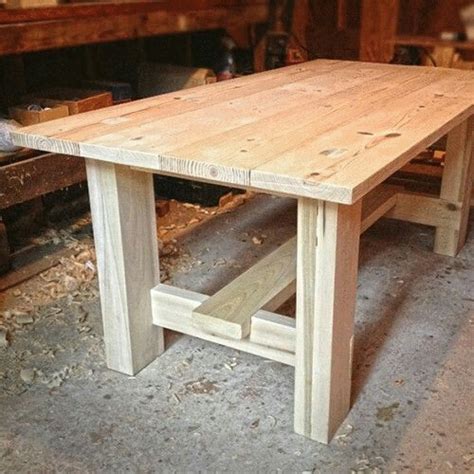 Easy Woodworking Projects Diy | Wood table design, Diy dining table, Farmhouse dining table