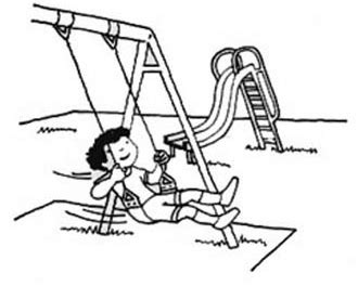 swinging clipart black and white - Clip Art Library