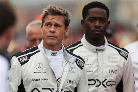 Brad Pitt makes F1 debut at British Grand Prix - Arabian Business ...