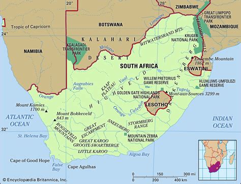 South Africa | History, Capital, Flag, Map, Population, & Facts | Britannica