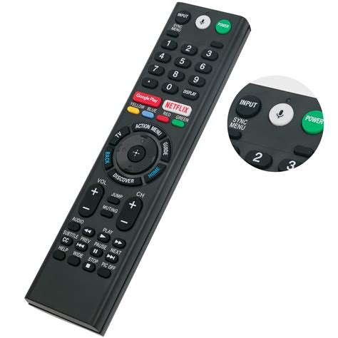 Buy RMF-TX300U Replace Voice Remote Control with Mic fit for Sony 4K Smart LED TV HDTV Bravia ...