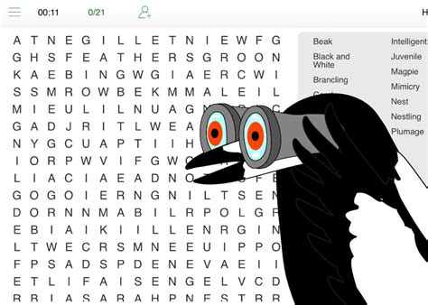 Australian Magpie Word Search - Online or Print – The Magpie Whisperer