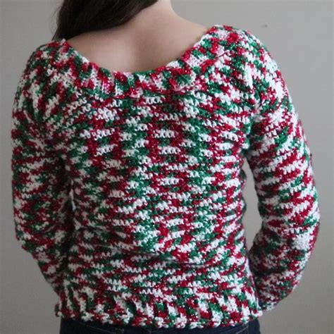 Crochet Ugly Christmas Sweater Pattern Easy and Cozy Winter - Etsy