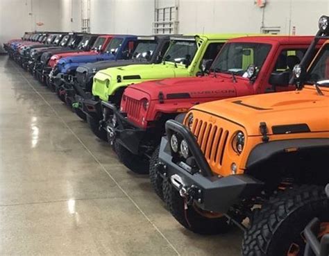 2018 Jeep Wrangler Colors