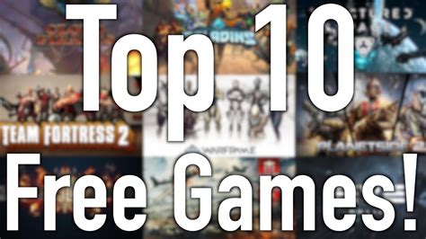 Top 10 Free Steam Games (June 2017) - YouTube