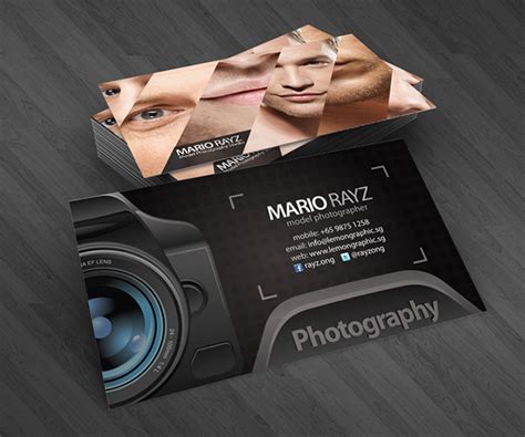 Professional photographer business cards on Behance