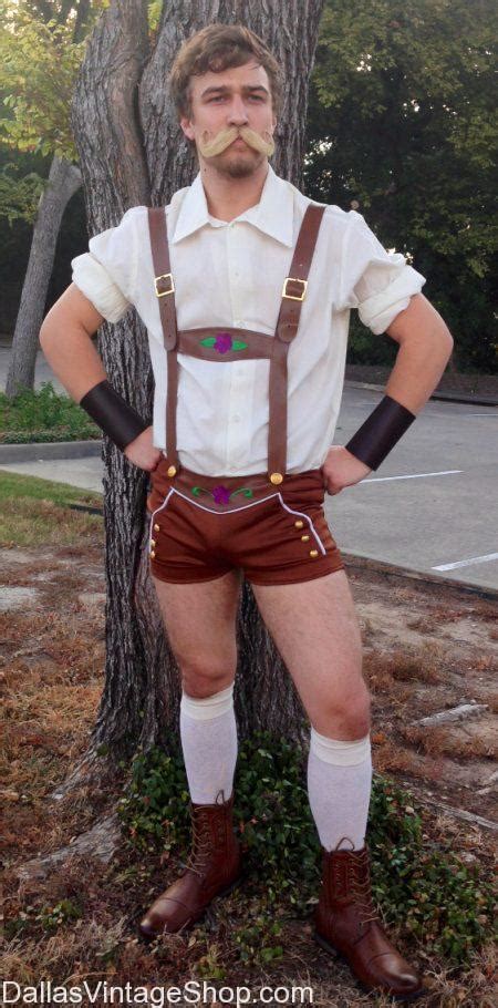 German Brawler Lederhosen Outfit, Lederhosen Costume Ideas, Oktoberfest Lederhosen German Manly ...