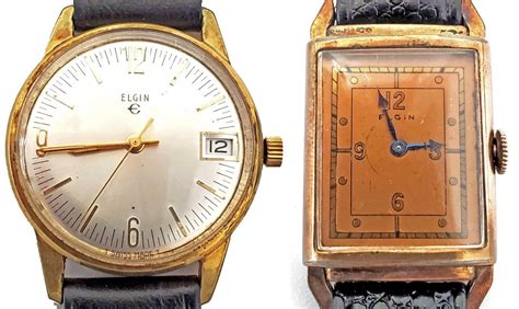 Lot - (2) Vintage Men's Elgin Wrist Watches