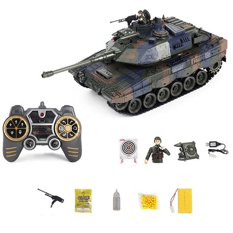 Buy RCOO WWII leopard 2A6 Main battle tank RC Tank 2.4Ghz Remote Control Tanks Vehicle 1:18 ...