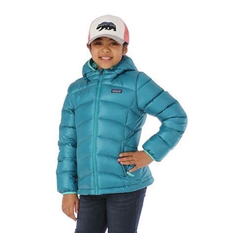 Patagonia Girls Hi-Loft Down Sweater Hoody - WinterKids.com | Little girls jackets, Girls jacket ...