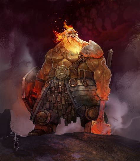 ArtStation - Azer, Svetoslav Petrov | Personagens dungeons and dragons, Rpg