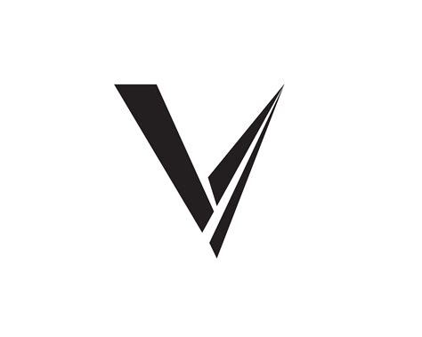 Logotipo De La Silueta De La Letra V Vector Gratis | The Best Porn Website