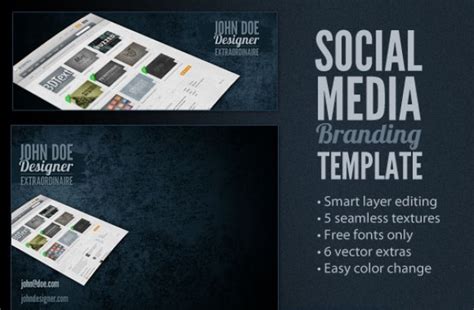 Social media branding template | Free PSD File