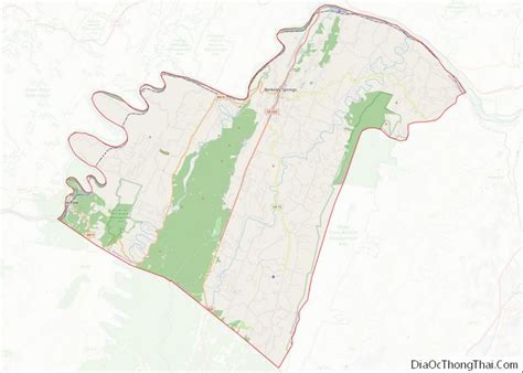 Map of Morgan County, West Virginia - Thong Thai Real