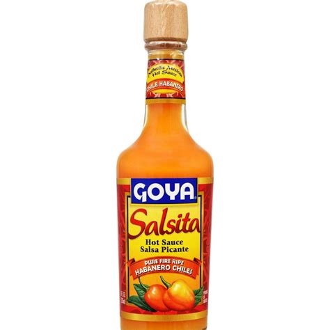 Goya Foods Salsita Hot Sauce, Pure Fire Ripe Habanero Chiles, 8 Ounce (Pack of 12) - Walmart.com ...