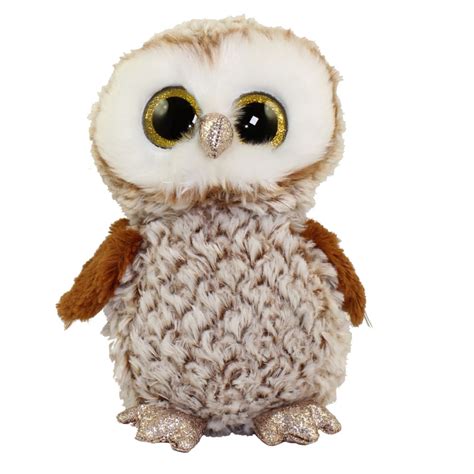 TY Beanie Boos - PERCY the Brown Owl (Glitter Eyes)(Medium Size - 9 inch) - Walmart.com ...