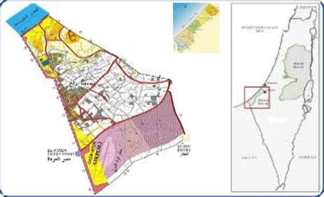Location map of the study area (Rafah Governorates) | Download Scientific Diagram