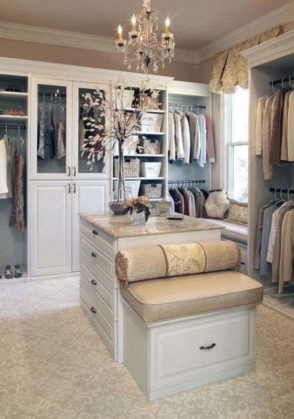 17+ Trendy Walk In Closet Storage Ideas Benches | Master bedroom ...