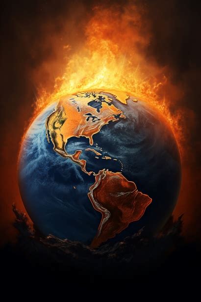 Earth On Fire Free Stock Photo - Public Domain Pictures