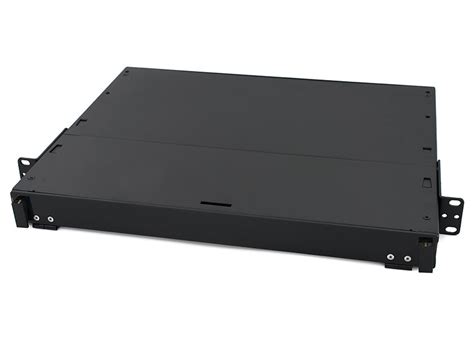 1U Rack Mount Fiber Enclosure SC Adapter Panels Loaded