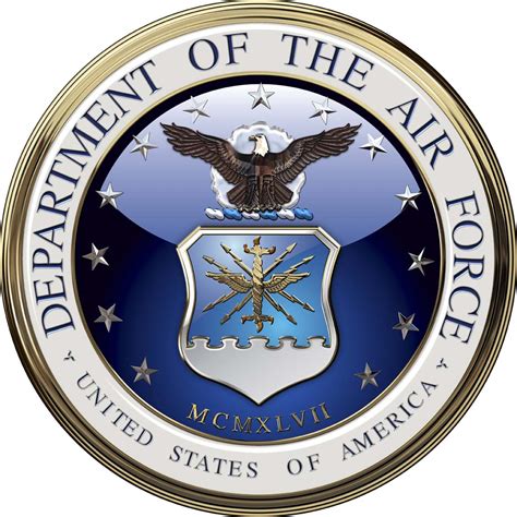 Department of the Air Force Emblem All Metal Sign. 14" Round | North ...