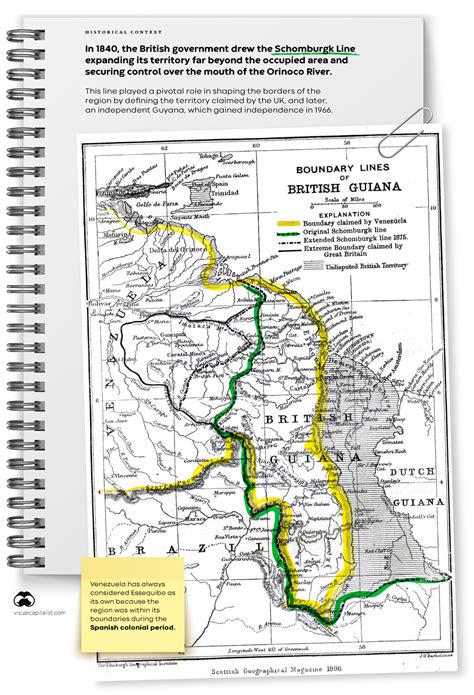 Venezuela-Guyana History Map – Full Size