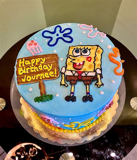 Spongebob Happy Birthday Cake