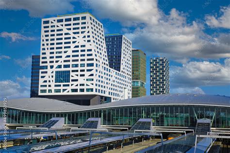 Utrecht (Centraal), Netherlands - April 4. 2022: View over modern ...