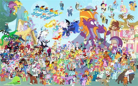 My little pony characters - holosergarage