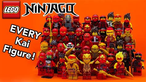 Every LEGO Ninjago Kai Minifigure! 2011-2022 REVIEWED! | Brick Finds & Flips