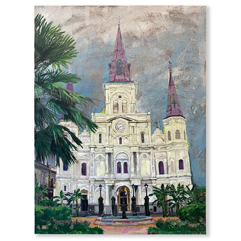 St Louis Cathedral New Orleans Painting - Haven America