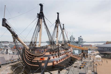 Portsmouth Historic Dockyard Welcomes the HMS Queen Elizabeth to Portsmouth