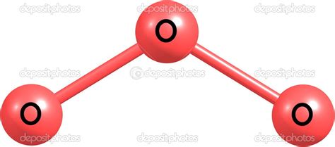 Ozone (O3) molecular structure isolated on white Stock Photo by ©olla ...