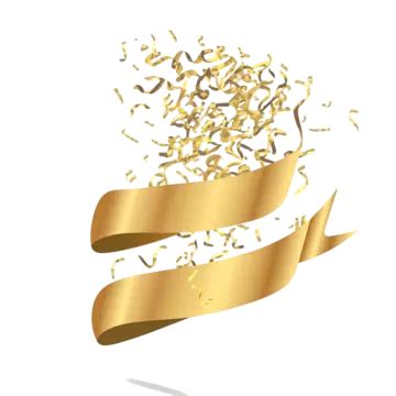 Confetti And Gold Foil Celebration Elements, Confetti And Gold Foil, Celebration Elements ...