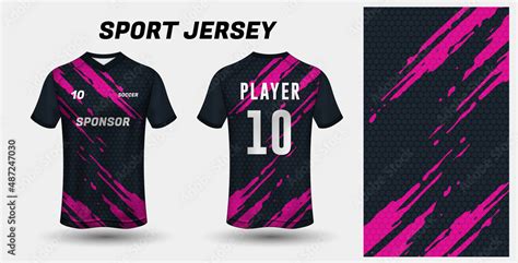 Sport jersey design fabric textile for sublimation Stock Vector | Adobe ...