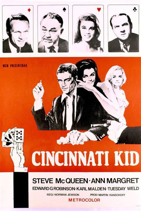 Vintage Movie Poster The Cincinnati Kid Steve McQueen 1965 | ubicaciondepersonas.cdmx.gob.mx