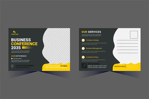 Corporate Business Postcard Template Design, 38510987 Vector Art at ...