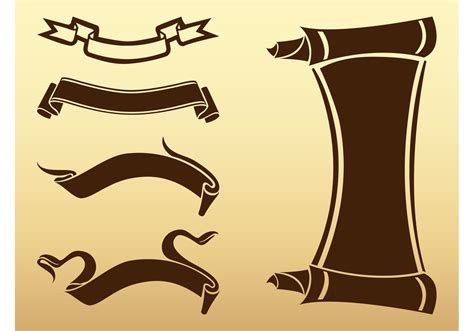 Old Ribbons And Scrolls - Download Free Vector Art, Stock Graphics & Images