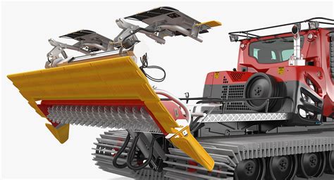 Snowcat pistenbully 100 snow 3D model - TurboSquid 1398443