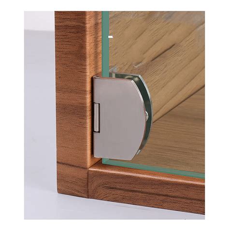 Buy [2 Pieces] Cabinet Glass Door Hinge Bathroom clamp Frameless Glass Door Cabinet Showcase ...