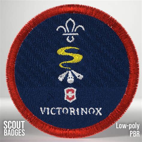 3D model A selection of popular Scout Badges VR / AR / low-poly | CGTrader