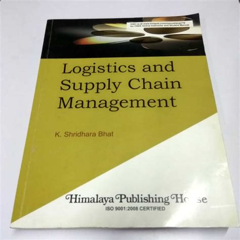 Logistics and Supply Chain Management New Like Book - PikMyBook