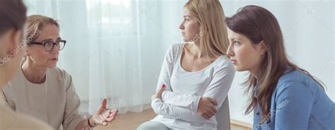 Therapist counselling women with depression — Stock Photo © photographee.eu #88228810