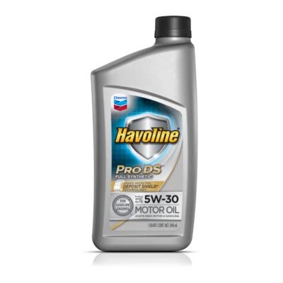 Havoline ProDS Motor Oil 5W30 Full Synthetic 1 qt (US) HAV 223503482 ...