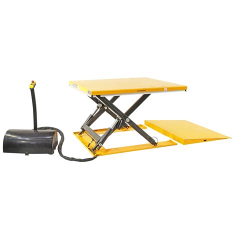 Low Profile Electric Pallet Lift Tables | Verdex Equipment