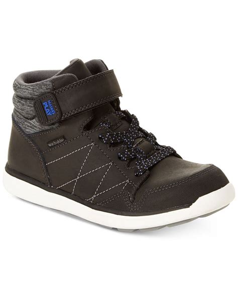 Stride Rite Toddler Boys Made2Play Saul Hi-Top Sneakers - Macy's